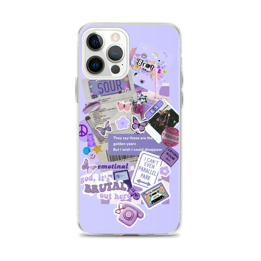 iPhone Case Purple Peace