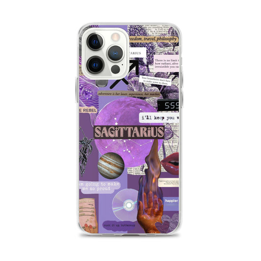 iPhone Case Sagittarius Lila