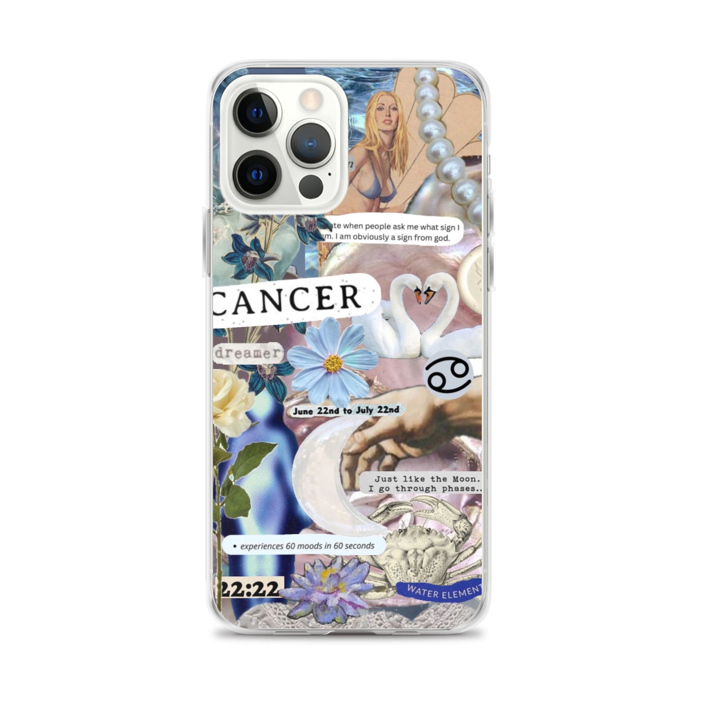 iPhone Case Cancer Blue