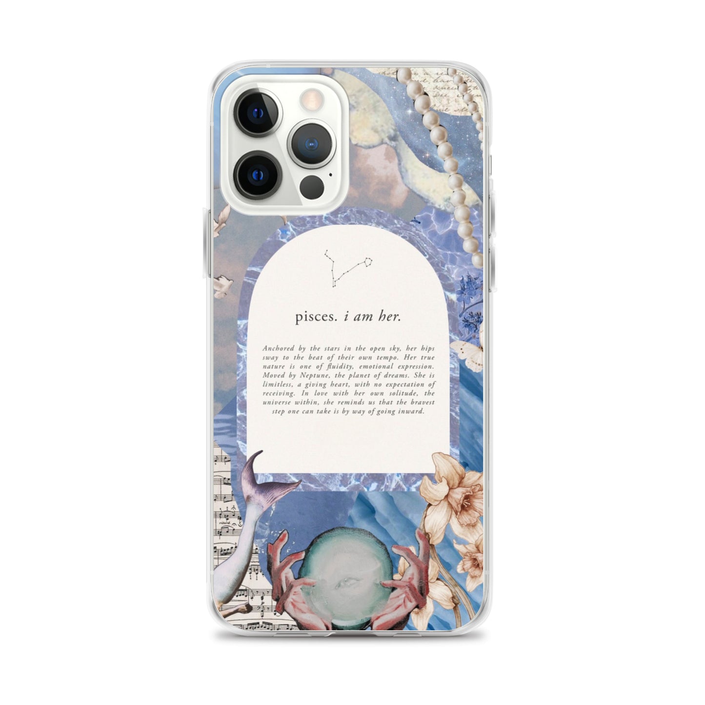 iPhone Case Pisces Blue