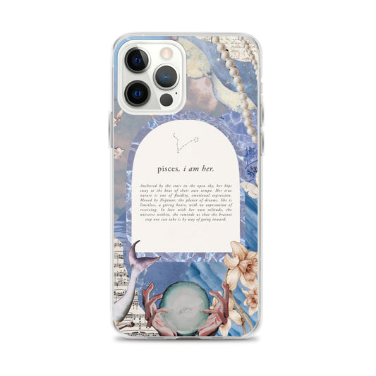 iPhone Case Pisces Blue