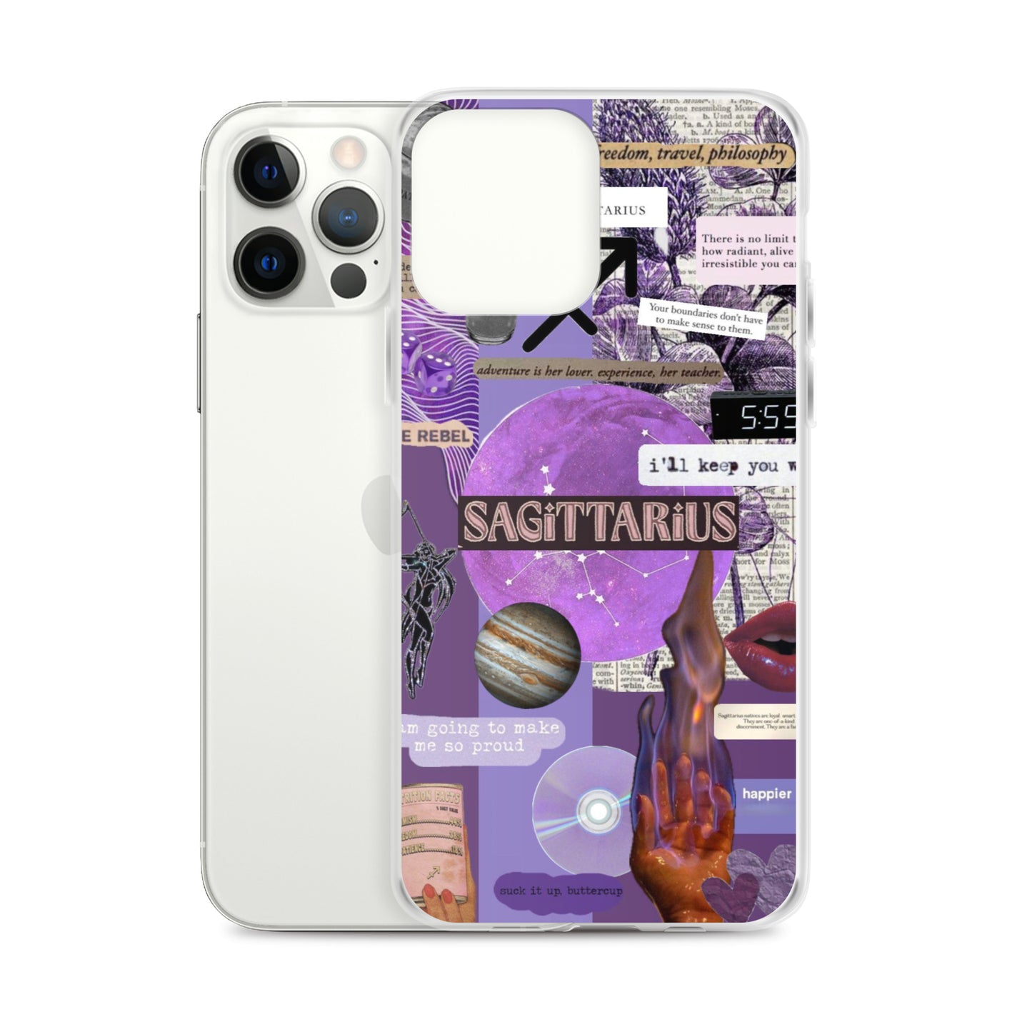 iPhone Case Sagittarius Lila