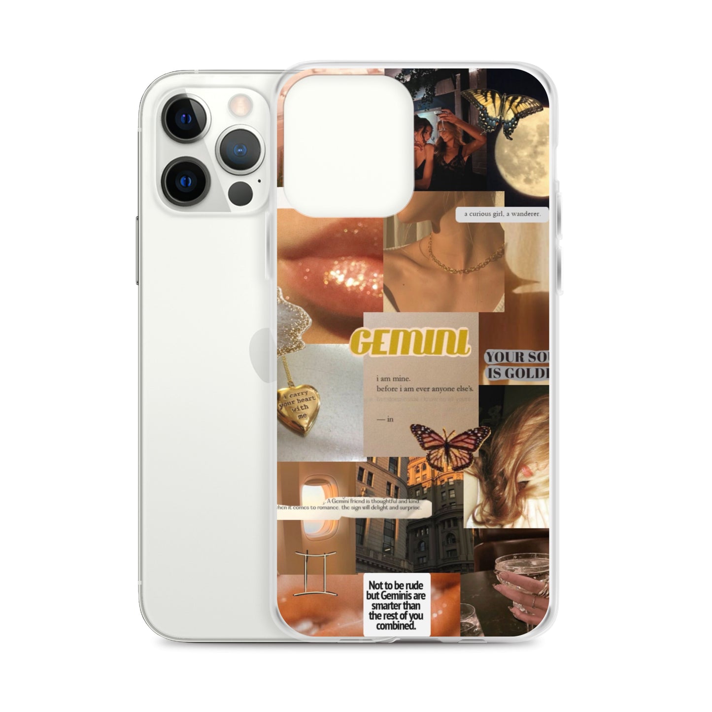 iPhone Case Gemini Golden