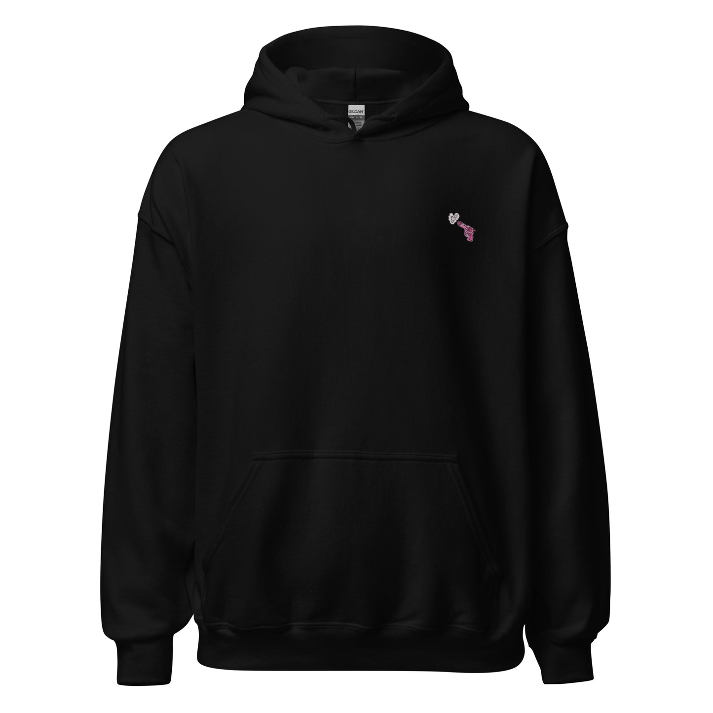 Unisex Hoodie Pink Gun