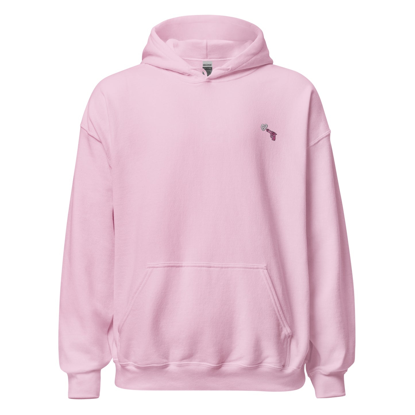 Unisex Hoodie Pink Gun