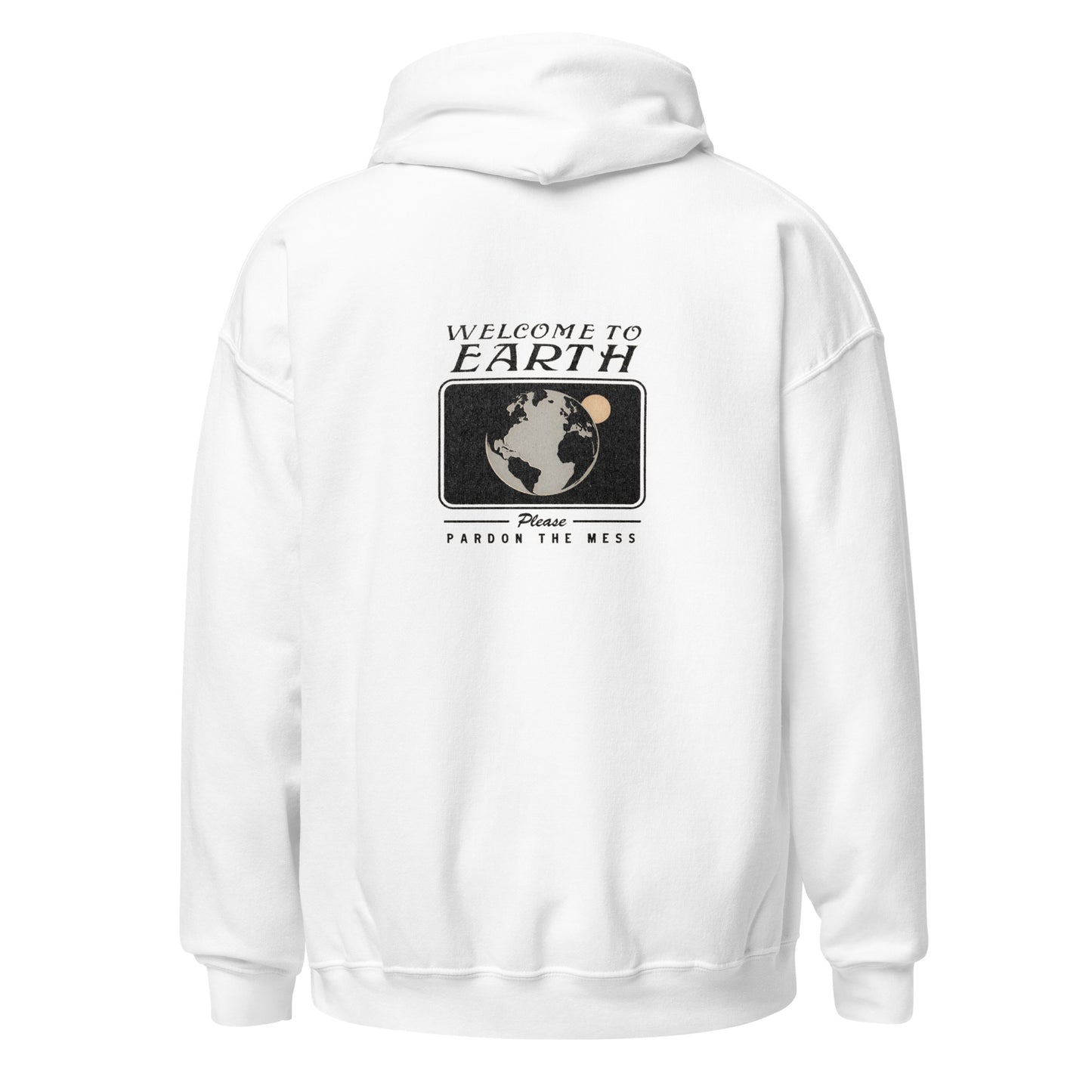 Unisex Hoodie Earth (back printed)