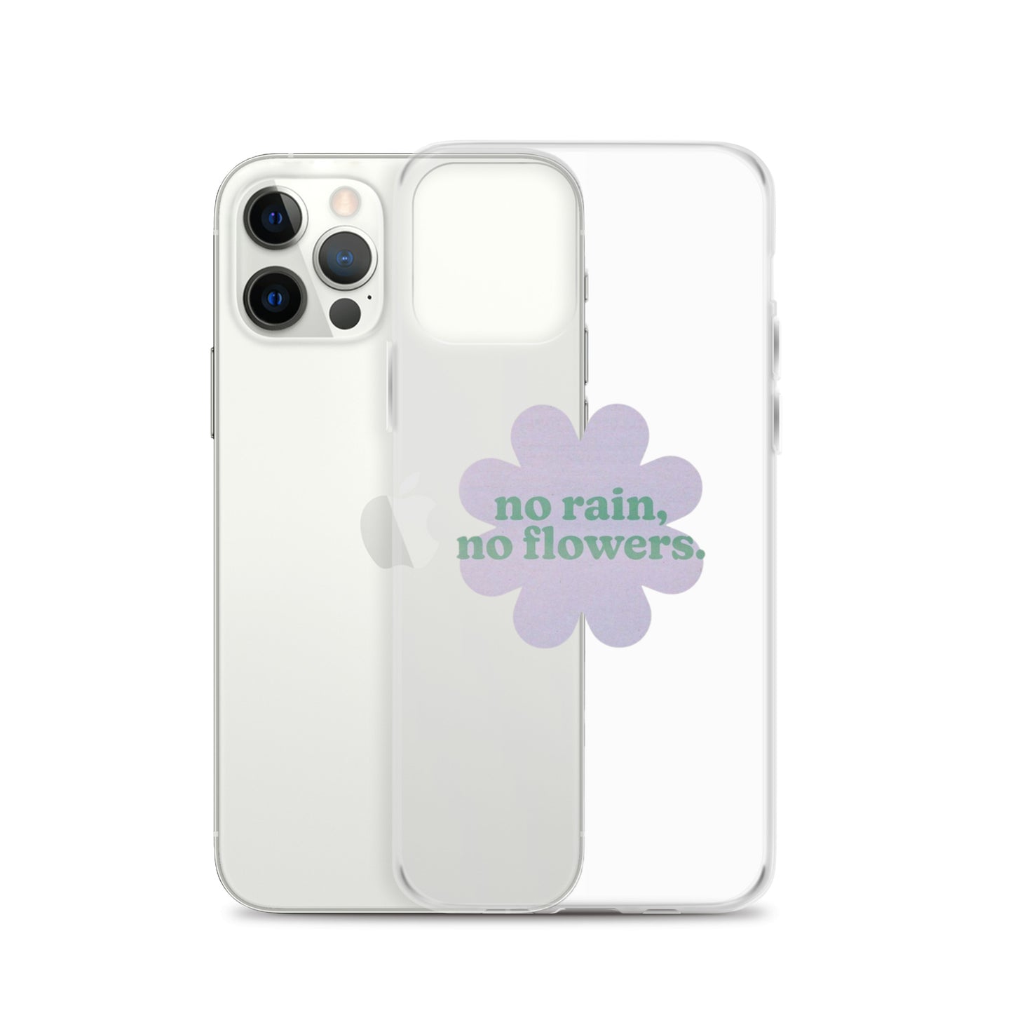 iPhone Case No Rain No Flowers