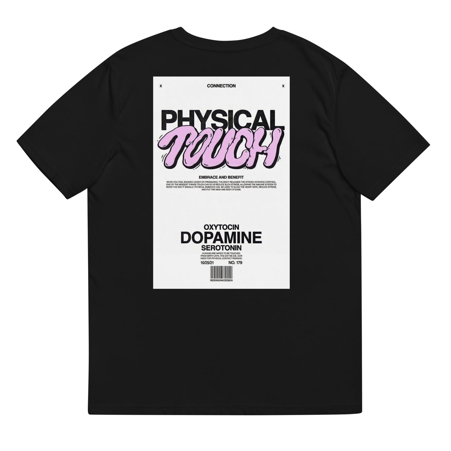 Unisex t-shirt Physical Touch (back printed)